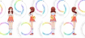 アイドルマスター　井村雪菜　バスタオル アイドルマスター シンデレラガールズ 思い出記念 公式クリア